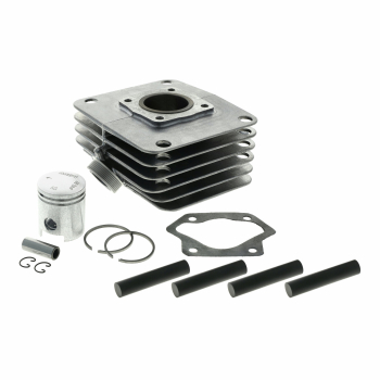 60cm³ 4-Kanal Tuningzylinder mit MEGU Kolben, Simson S51, SR50, KR51/2